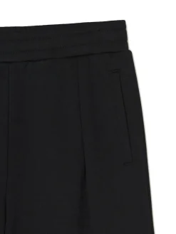 Czarne dresy wide leg