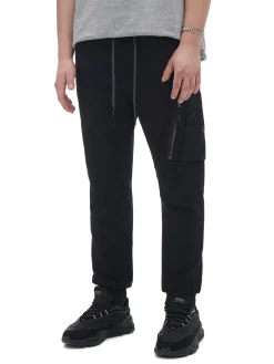 Czarne jeansowe joggery