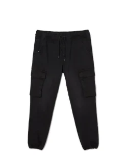 Czarne jeansowe joggery