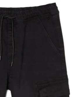 Czarne jeansowe joggery