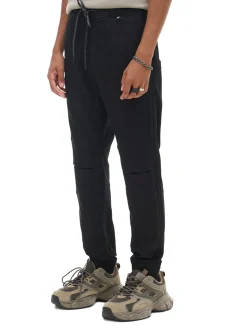 Czarne jeansowe joggery