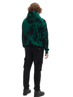 Czarne jeansowe joggery cargo