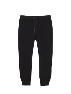 Czarne jeansowe joggery chino