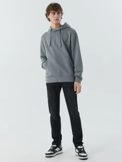 Czarne jeansy męskie slim