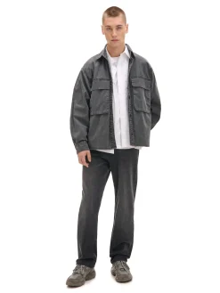 Czarne jeansy regular