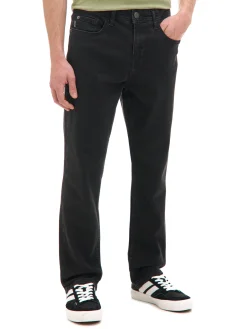 Czarne jeansy regular