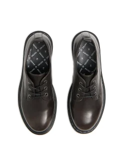Czarne półbuty derby