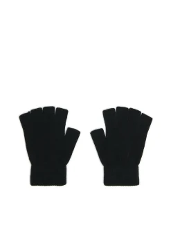 Czarne rękawiczki mitenki