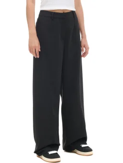 Czarne spodnie tailoring