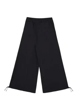 Czarne spodnie wide leg