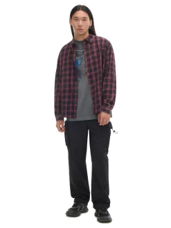 Czarne spodnie z regulacją