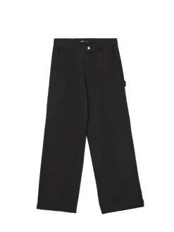 Czarne spodnie z wieloma kieszeniami