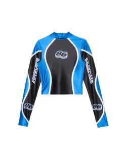 Czarno-niebieska koszulka longsleeve Baltic Games