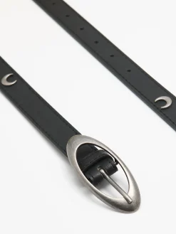 Czarny pasek do spodni