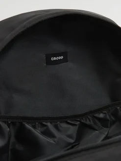 Czarny plecak z haftem