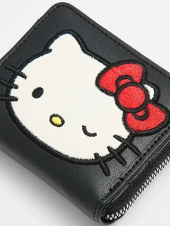 Czarny portfel Hello Kitty
