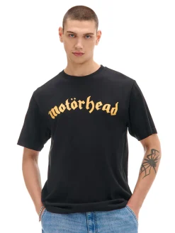 Czarny T-shirt z nadrukiem Motörhead UNISEX
