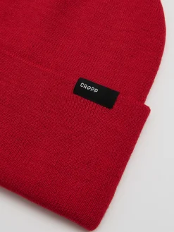 Czerwona czapka beanie
