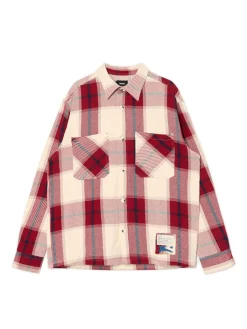 Czerwona koszula w kratę