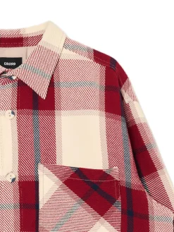 Czerwona koszula w kratę