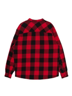 Czerwona koszula w kratę