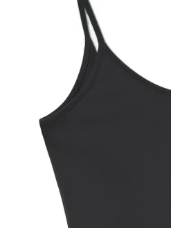 Dopasowany czarny kombinezon