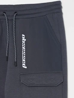 Dresowe joggery z efektem reflective