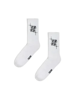 Długie białe skarpety Baltic Games