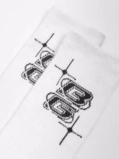 Długie białe skarpety Baltic Games