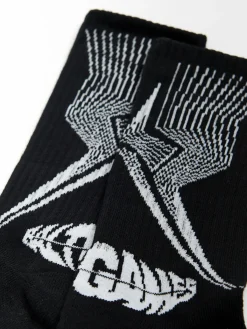 Długie czarne skarpety Baltic Games