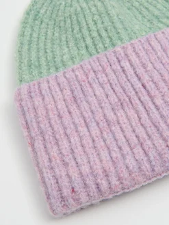 Dwukolorowa czapka beanie