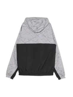 Dwukolorowa kurtka z nadrukiem