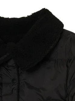 Dwustronna czarna kurtka puffer