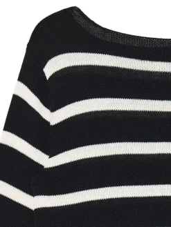 Dzianinowy sweter w paski