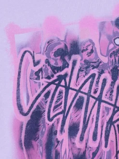 Fioletowa bluza z kapturem UNISEX