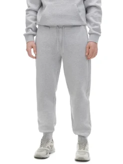 Gładkie szare joggery regular