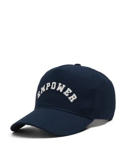 Granatowa czapka z daszkiem