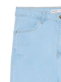 Jasne jeansy push up PETITE