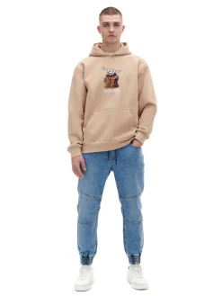 Jasnoniebieskie jeansowe joggery