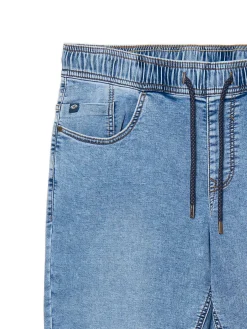 Jasnoniebieskie jeansowe joggery