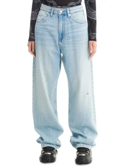 Jasnoniebieskie jeansy wide leg