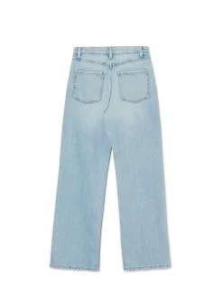 Jasnoniebieskie jeansy wide leg