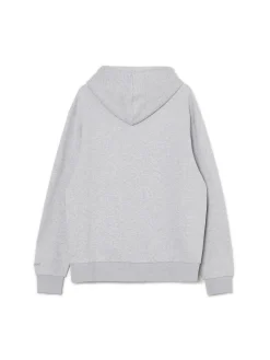 Jasnoszara bluza z kapturem
