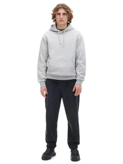 Jasnoszara bluza z kapturem