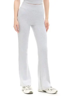 Jasnoszare dresy typu flare