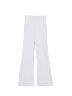 Jasnoszare dresy typu flare