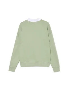 Jasnozielona bluza z kołnierzykiem