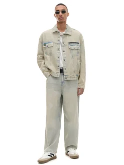 Jeansowa kurtka katanka oversize