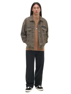 Jeansowa kurtka katanka oversize