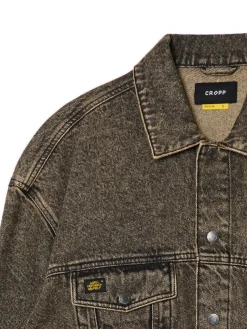 Jeansowa kurtka katanka oversize